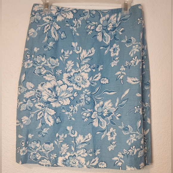 Talbots Irish Linen Pencil‎ Mini Skirt, Size 8 - Picture 1 of 5